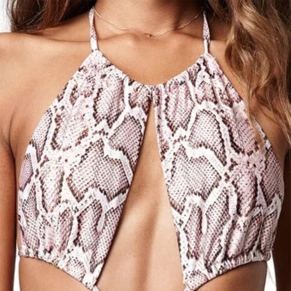 LA Hearts Cross Front One-Piece Swim XL - Picture 4 of 5